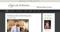 Desktop Screenshot of gregrussellidaho.com